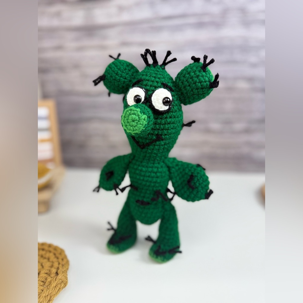 Handmade Thorny The Cactus Crochet Amigurumi Doll
